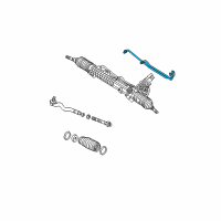 OEM BMW 323Ci Pipe Set Diagram - 32-13-1-096-845