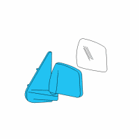 OEM Ford Ranger Mirror Assembly Diagram - F57Z-17682-B