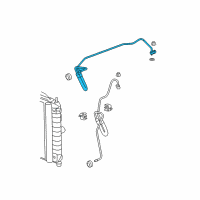 OEM 2008 Saturn Aura Outlet Hose Diagram - 15140410