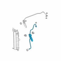 OEM 2008 Saturn Aura Inlet Hose Diagram - 15140409