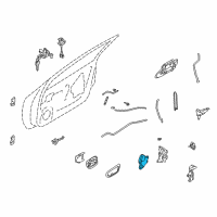 OEM 2000 Infiniti I30 Automatic Front Door Lock Actuator, Right Diagram - 80552-AA21A