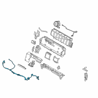 OEM 2010 Ford Fusion Positive Cable Diagram - BE5Z-14300-B