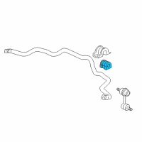 OEM 2004 Honda Accord Bush, Front Stabilizer Holder Diagram - 51306-SDA-A03