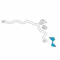 OEM 2005 Honda Accord Link, Right Front Stabilizer Diagram - 51320-SEA-E01