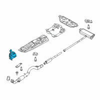 OEM 2021 Jeep Renegade Shield-Exhaust Diagram - 68246562AA