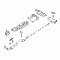 OEM 2018 Jeep Compass Bracket-Exhaust Diagram - 68246907AA