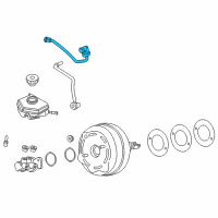 OEM BMW 428i Gran Coupe Vacuum Pipe Diagram - 11-66-7-602-020