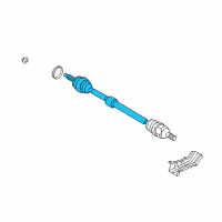 OEM 2012 Kia Soul Joint & Shaft Kit-Front Diagram - 495802K620