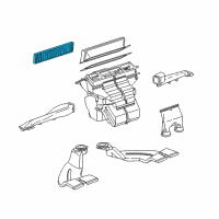 OEM 2000 Saturn LS2 Filter Diagram - 90464424