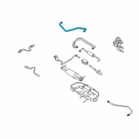 OEM 2007 Ford Mustang Tube Assembly Diagram - 5R3Z-6758-A