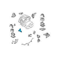 OEM Acura TSX Bracket, Front Engine Mounting Diagram - 50630-TP1-A00