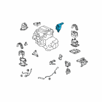 OEM Acura Bracket, Rear Engine Mounting Diagram - 50610-TP1-A00