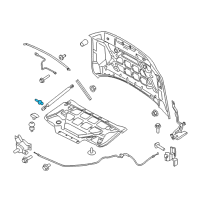 OEM 2015 Ford F-350 Super Duty Lift Cylinder Stud Diagram - -W713029-S439