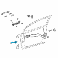 OEM 2020 Toyota Prius AWD-e Door Check Diagram - 68610-47040