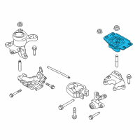 OEM Ford Fusion Upper Mount Diagram - BG9Z-6068-A