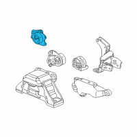 OEM 2002 Saturn Vue Upper Transmission Mount Diagram - 22685801