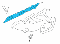 OEM 2021 Ford Explorer Manifold Gasket Diagram - JL3Z-9448-A