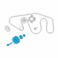 OEM 2020 Nissan Frontier Pulley Assy-Idler Diagram - 11925-EZ30A