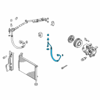 OEM 2016 Kia Optima Discharge Hose Diagram - 97762D5100