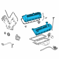 OEM 2001 Lincoln Continental Valve Cover Diagram - 2L7Z-6582-AA