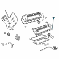 OEM 2002 Lincoln Blackwood Dipstick Diagram - 1L7Z-6750-AA