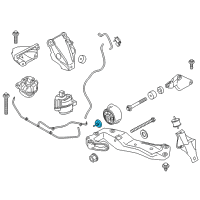 OEM BMW M235i xDrive Rubber Buffer Diagram - 22-31-6-788-586