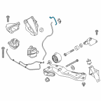 OEM BMW 330i Vacuum Hose Black Diagram - 11-74-7-797-129
