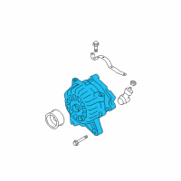 OEM 2007 Lincoln Mark LT Alternator Diagram - 7L3Z-10346-FRM