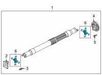 OEM 2022 Ford F-150 KIT - UNIVERSAL JOINT REPAIR Diagram - ML3Z-4635-AA