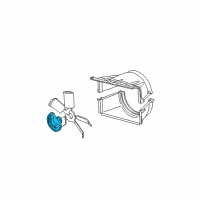 OEM 1995 Chevrolet C1500 Clutch, Fan Blade Diagram - 15991496