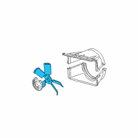 OEM 1994 Chevrolet C1500 Suburban Blade, Fan Diagram - 88962938