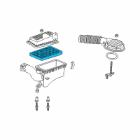 OEM 1988 Jeep Cherokee Filter-Air Diagram - 53004383AC