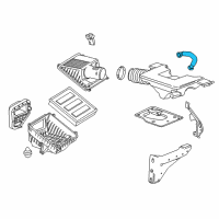 OEM 2016 GMC Yukon XL PCV Tube Diagram - 12670791