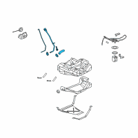 OEM 2005 Chevrolet Malibu Pipe Asm-Fuel Tank Filler Diagram - 15860746