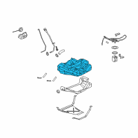 OEM 2006 Chevrolet Malibu Fuel Tank Diagram - 15900761