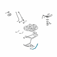 OEM 2008 Chevrolet Malibu Strap Asm, Fuel Tank Diagram - 22665978