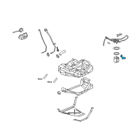 OEM 2004 Chevrolet Malibu Fuel Gauge Sending Unit Diagram - 19418353