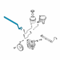 OEM BMW Z4 Power Steering Loop Diagram - 17-10-7-836-857