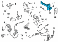 OEM 2022 Ford Mustang Mach-E CHECK ASY - DOOR Diagram - LJ8Z-5823552-A