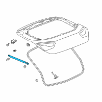 OEM 2017 Chevrolet Cruze Strut Diagram - 39094113