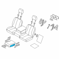 OEM 2008 Dodge Ram 2500 Console-Center Diagram - 1GE831D5AA