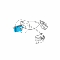 OEM Chrysler Tray-Battery Diagram - 5002124AB