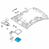 OEM 2018 Infiniti Q50 Map Lamp Assy Diagram - 26430-6HL0A