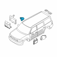 OEM 2011 Lincoln MKX Receiver Diagram - BB5Z-15K602-P