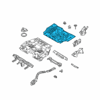 OEM 2002 Infiniti I35 Floor-Rear, Rear Diagram - 74514-4Y930