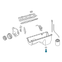 OEM Ford E-350 Econoline Drain Plug Diagram - E9TZ-6730-B