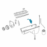 OEM Ford E-350 Econoline Club Wagon Fuel Pump Diagram - F6TZ-9350-A