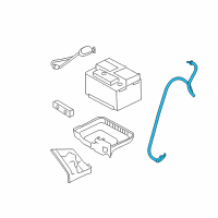 OEM 2006 Ford Escape Negative Cable Diagram - 5M6Z-14301-AA