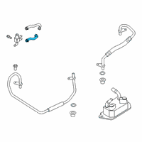 OEM 2016 Ford Escape Lower Hose Diagram - CV6Z-18N345-S