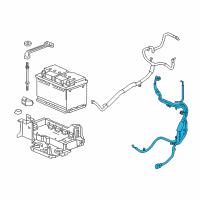 OEM 2017 GMC Canyon Negative Cable Diagram - 84149879